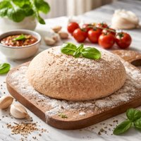 Bread Machine Pizza Dough with Whole Wheat Flour
