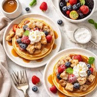 Bread Pudding Pancakes