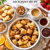 Bread Pudding with Bourbon Sauce Microwave Recipe