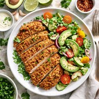 Breaded Chicken with Avocado