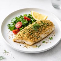 Breaded Garlic and Dill Fish Low Fat