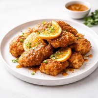 Breaded Orange Glazed Chicken