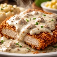Breaded Pork Cutlet with Country Gravy