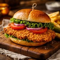 Breaded Pork Tenderloin Sandwich