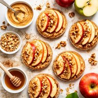 Breakfast Apple English Muffin Rounds