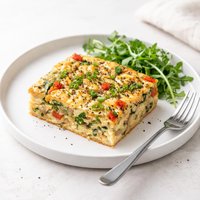 Breakfast Egg Casserole High Protein