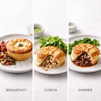 Breakfast Lunch and Dinner Pie