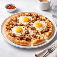 Breakfast Sausage Pizza