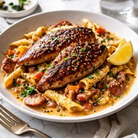 Brewers Blackened Chicken and Creole Cream