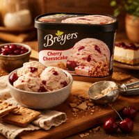 Breyers Ice Cream Cherry Cheesecake