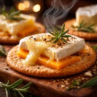 Brie and Cheddar Savory Crackers