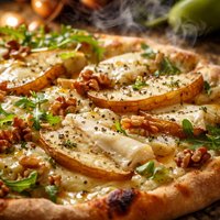 Brie and Pear Pizza