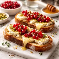 Brie and Red Currant Toast