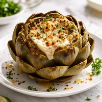 Brie Stuffed Artichoke