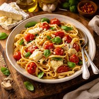 Brie Tomato Linguine