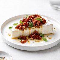 Brie with Sun Dried Tomatoes