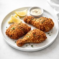 Brined Oven Fried Chicken