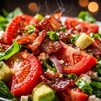 Bring Home the Bacon Tomato Salad