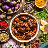 Brinjal Eggplant Aubergine Pickle Goa India