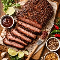 Brisket with Coriander Black Pepper and Brown Sugar