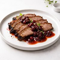 Brisket with Cranberry Gravy