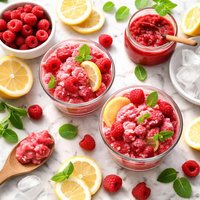 British Columbian Raspberry Lemon Ice