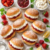 British Cream Buns
