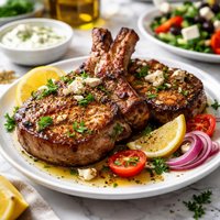Brizoles Hirines Greek Pork Chops