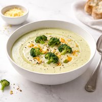 Broccoli and Aged Cheddar Soup