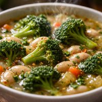 Broccoli and Bean Soup