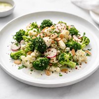 Broccoli and Cauliflower Salad My Way