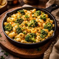 Broccoli and Cheddar Macaroni and Cheese