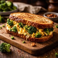 Broccoli and Egg Sandwich