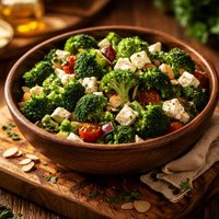 Broccoli and Feta Cheese Salad