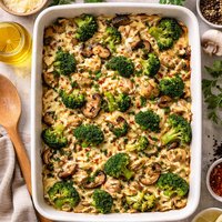 Broccoli and Mushroom Casserole