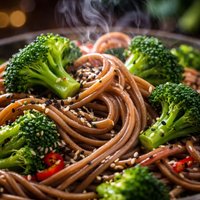 Broccoli and Soba Noodles