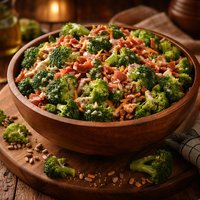 Broccoli Bacon Cheese Salad