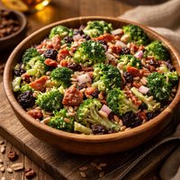 Broccoli Bacon Raisin Salad