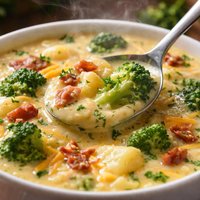 Broccoli Cheese and Potato Soup