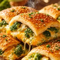 Broccoli Cheese Crescent Squares