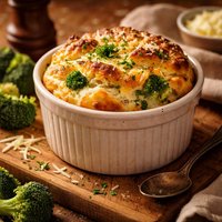 Broccoli Cheese Souffle