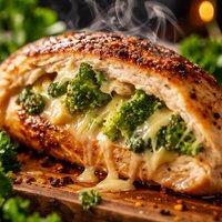 Broccoli Cheese Stuffed Chicken