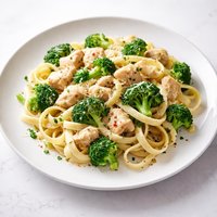 Broccoli Chicken Fettuccine