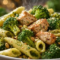 Broccoli Chicken Pesto Pasta