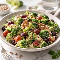 Broccoli Grapes Sunflower Seeds Cold Salad