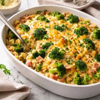 Broccoli Ham and Cheese Casserole