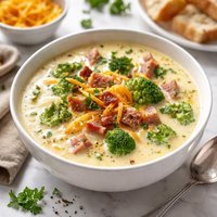 Broccoli Ham and Cheese Soup