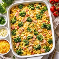 Broccoli Ham Hot Dish