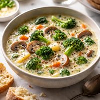 Broccoli Mushroom Chowder