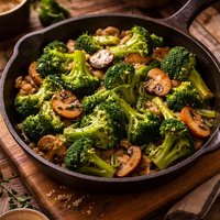 Broccoli Mushroom Stir Fry